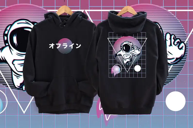 

Vaporwave Hoodie, Japanese Streetwear, Aesthetic Hoodie, Techwear, Clothing, Harajuku Hoodie, Y2K Hoodie | Unisex Hoodie