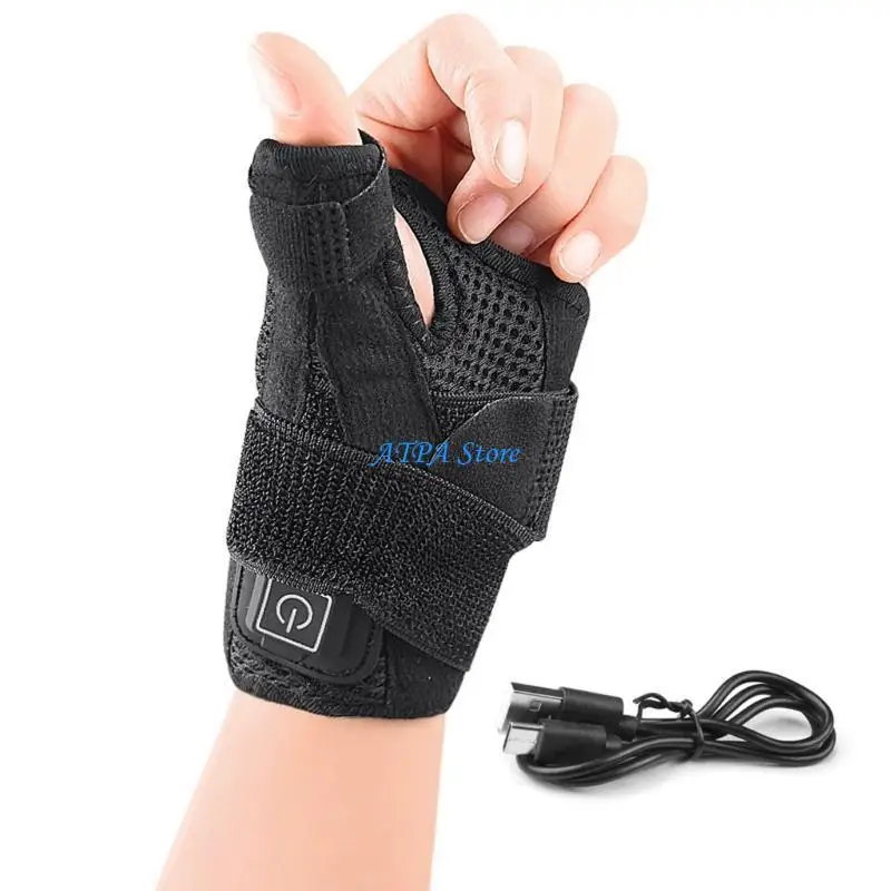 U13C Wrist Heating Pad Heated Wrist Support USB Electric Heated Wrist Pad