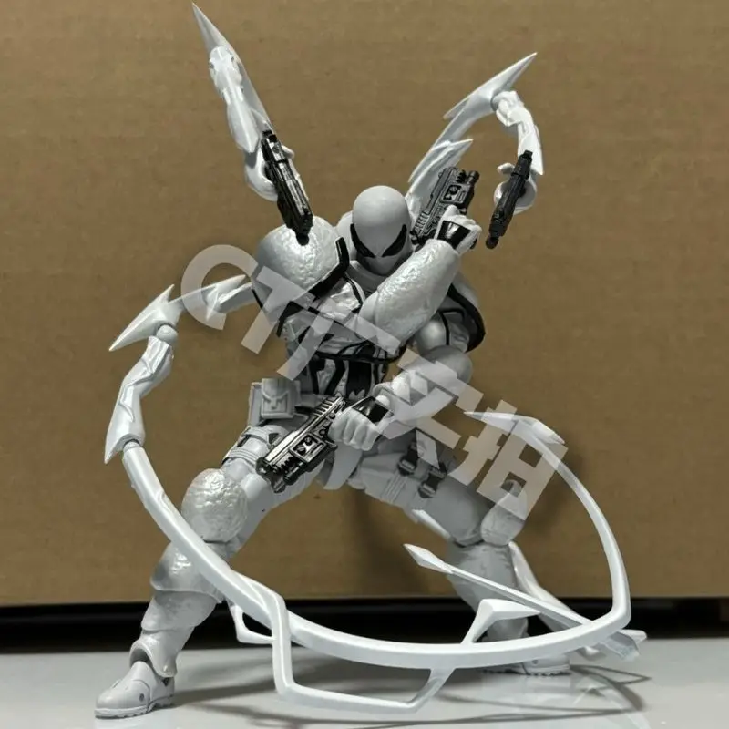 متوفر في المخزون Ct Toys Agent Venom Amazing Yamaguchi Agent مكافحة السم الشكل سبايدرمان أنيمي عمل الشكل مخصص الهدايا اللعب #6