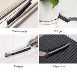 Ultra-narrow Gap Cleaning Brush Bathroom Bathroom Kitchen Tile Dead Corner Window Slot Groove Dust Brush Hard Bristle Brush