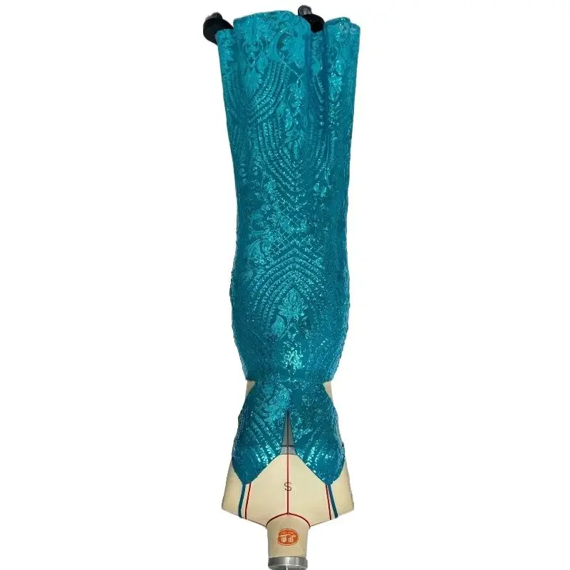 

Cross-border New European and American Sexy Temperament V-neck Suspender Sequined Evening Dress Elegant Banquet Party Dress