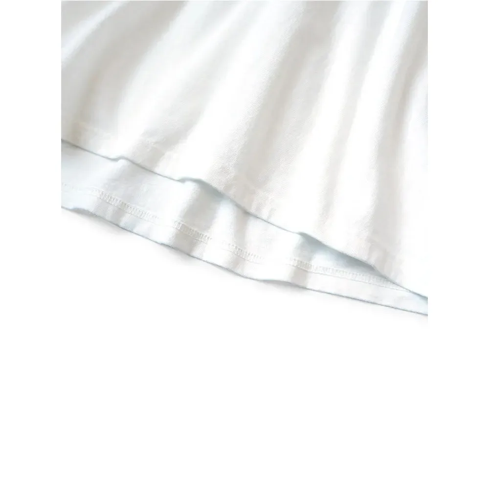 Kapital Japan Loose Casual Pure Cotton Round-neck Patchwork Monkey Print Short-sleeved T-shirt for Men