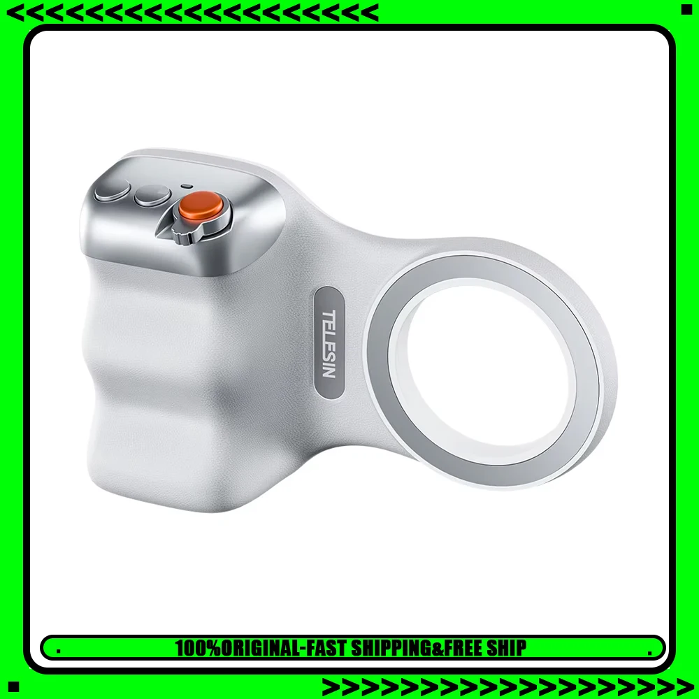 

Telesin Phone Camera Shoot Hand Grip Magnetic Smart Phone Holder Shooting Aid Remote Control Handle For Iphone Android Phone