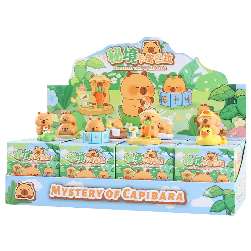 

HOT Mystery Of Capybara Blind Box Cute Dolphin Tide Play Desktop Decoration Mysterious Surprise Box Birthday Gift Wholesale
