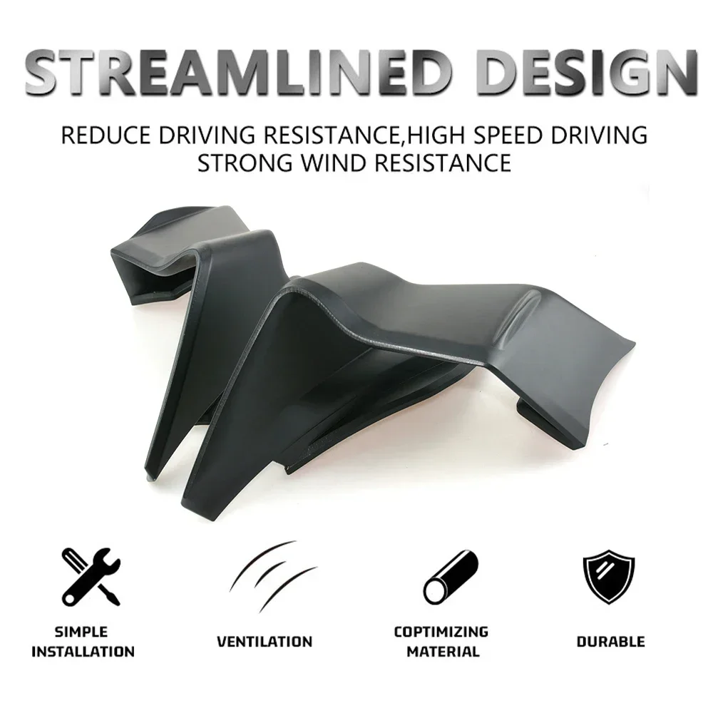 MTKRACING For YAMAHA R1 R1M 2020-2023 Fairing Winglets Fin Trim Cover Motorcycle Wing Protector Wind Fairing Winglets