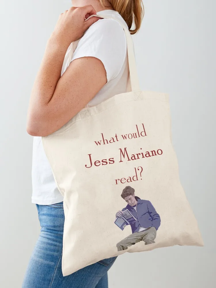 What would Jess Mariano Read? Tote Bag tote bag custom bags luxury women shopper bags for women Canvas Tote Bag