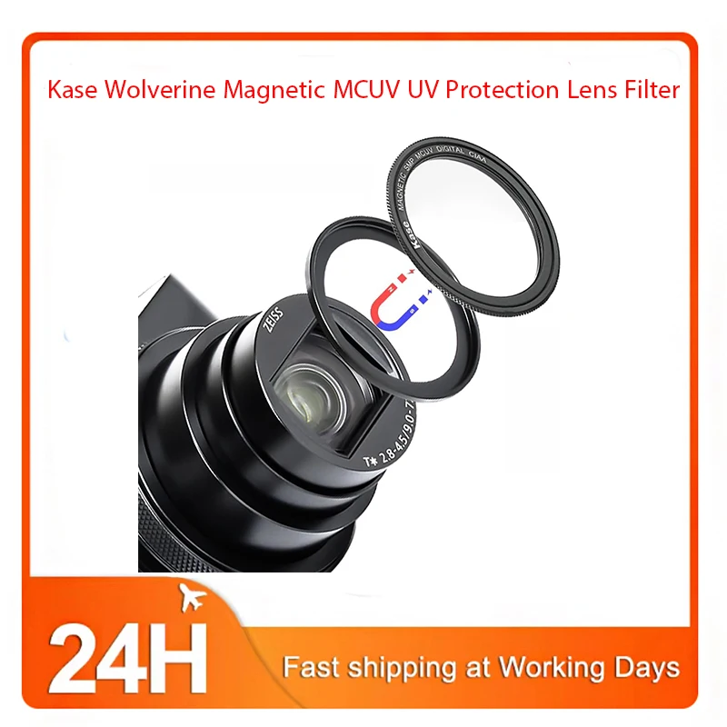 

Kase Wolverine Magnetic MCUV UV Protection Lens Filter with Adapter Ring for Sony