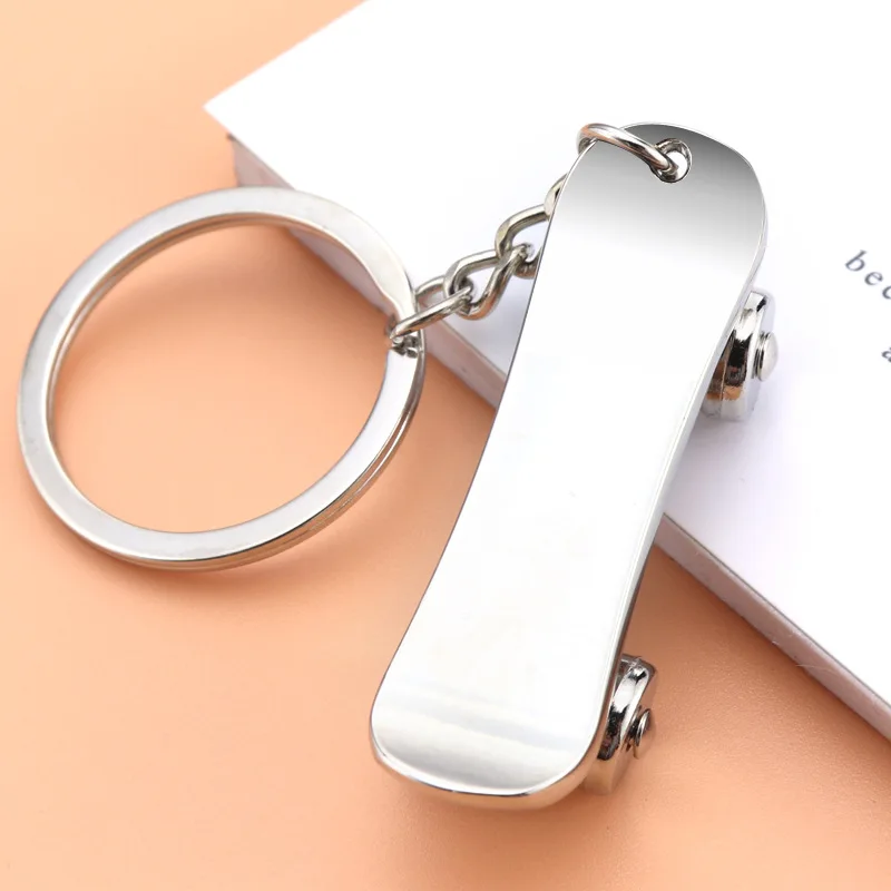 Skateboard Keychain Sporty Style Keyring Fashion Jewelry Accessories