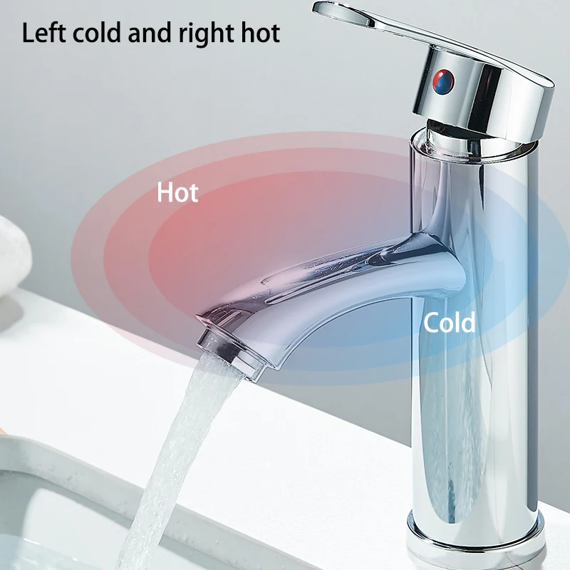 Maravilhoso torneira da pia do banheiro torneira de água cromada mão-água bacia do banheiro respingo anti quente e quente torneira