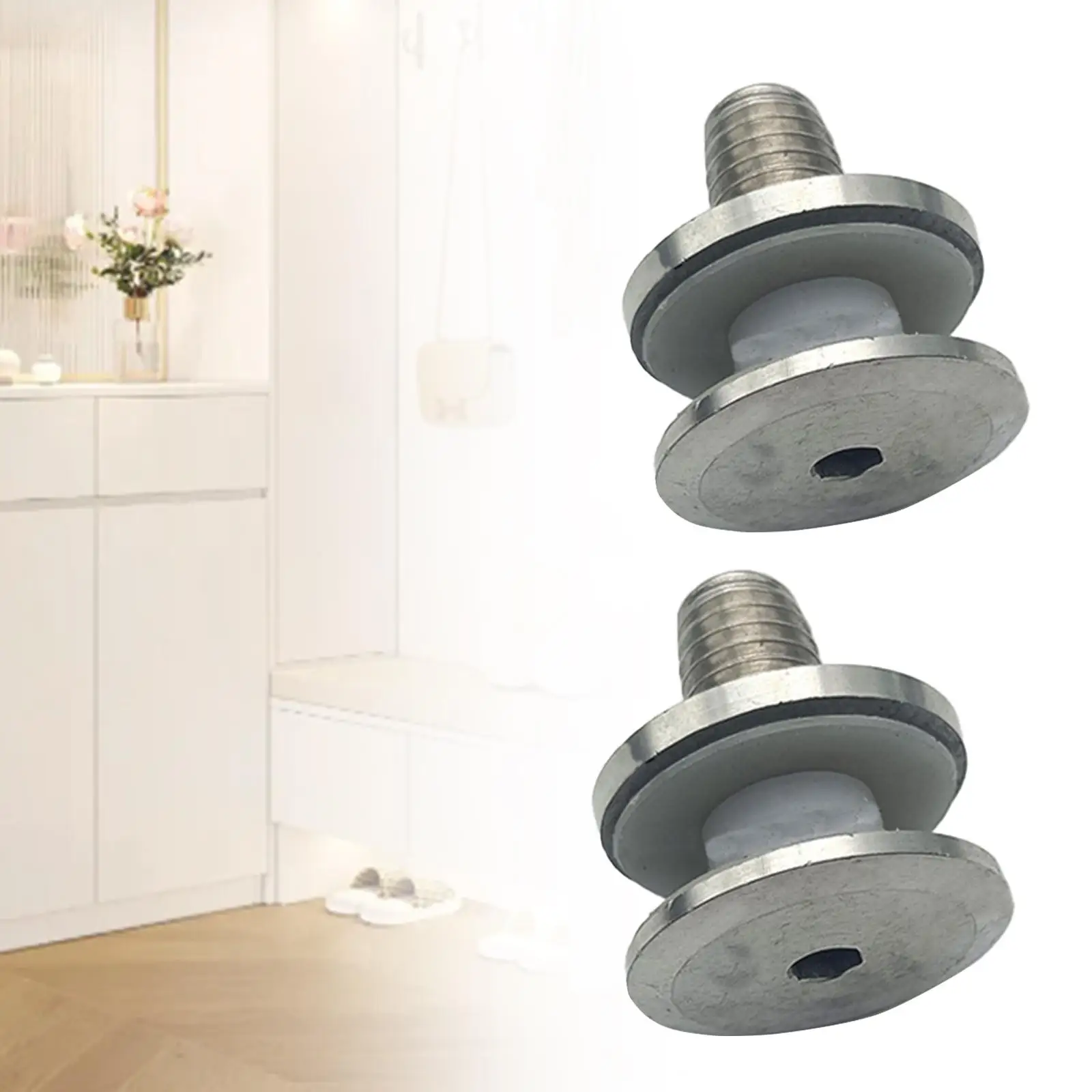 Stair Handrail Bracket Components Stainless Steel Crush-resistant Heavy-duty Support Nail Clip for 8-16mm Home Staircases Indoor