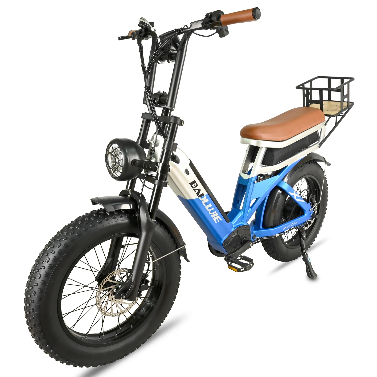 

Adult Fat Tire Mountain Electric Motorcycles Bike 1200W Motor, 75 Miles Long Range, 20 Inch Tires, 48V 30AH Removable Battery