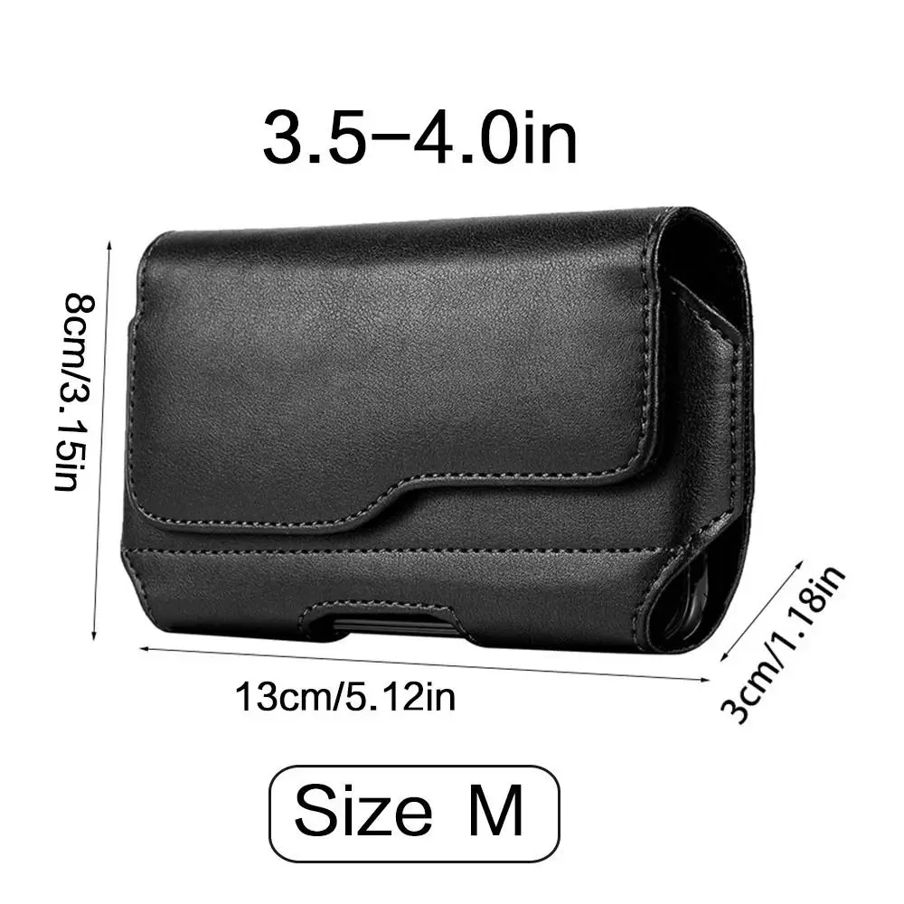 Fashion Leather Belt Clip Waist Bag Phone Bag Phone Holder for 3.5-6.3 Inches Mobile Phones iphone /Samsung