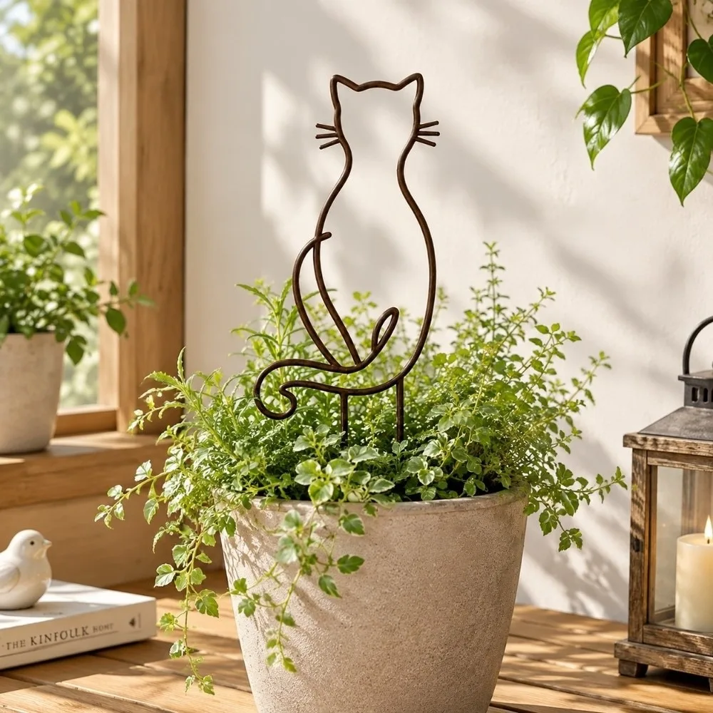 Hollow Out Butterfly Plant Stand Reindeer Weather Resistance Plant Climbing Trellis Strong Load Bearing Bird Plant Trellis