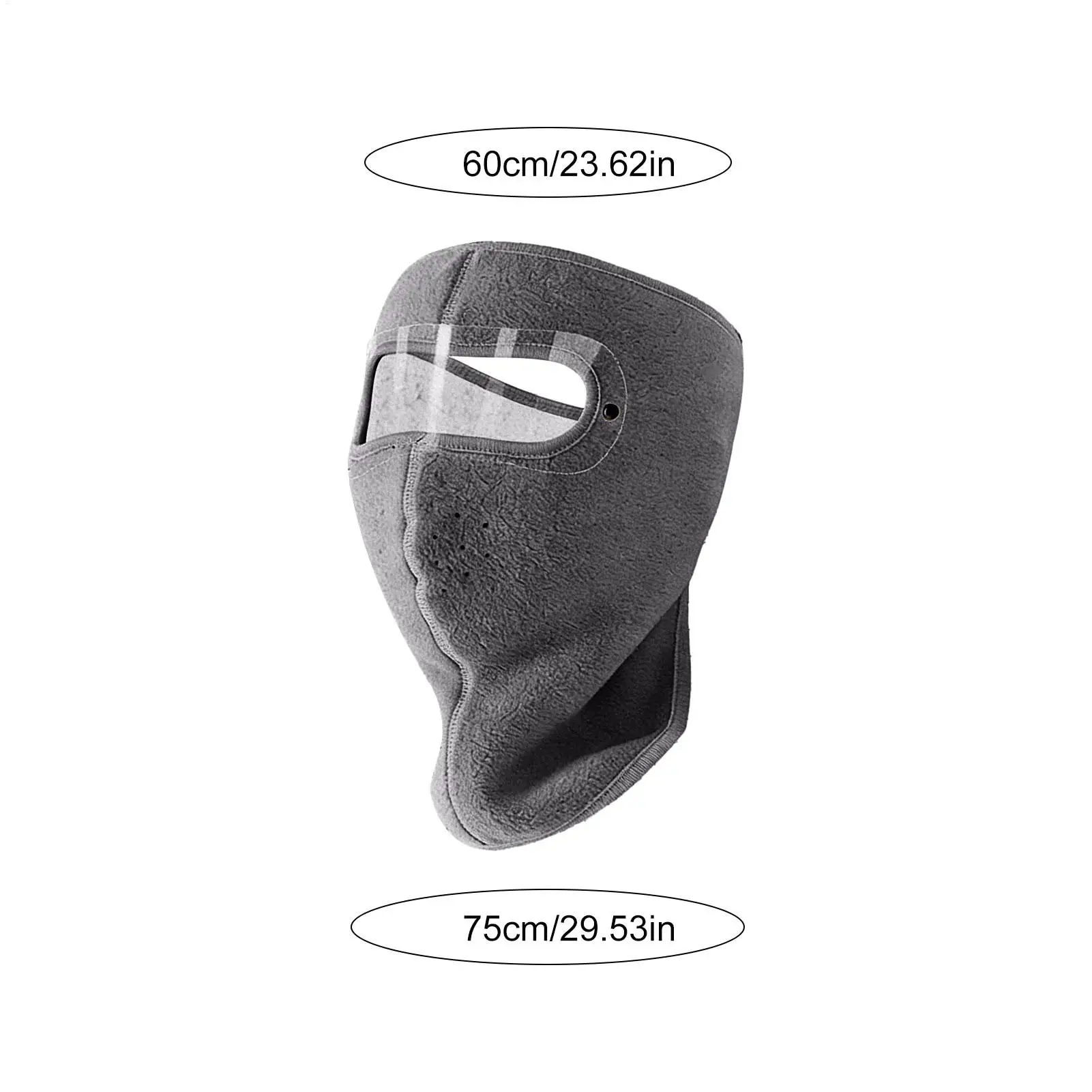 Masque facial d'hiver pour hommes, couverture polaire épaisse, lunettes de Ski pour hommes, temps froid, cyclisme, équitation, moto