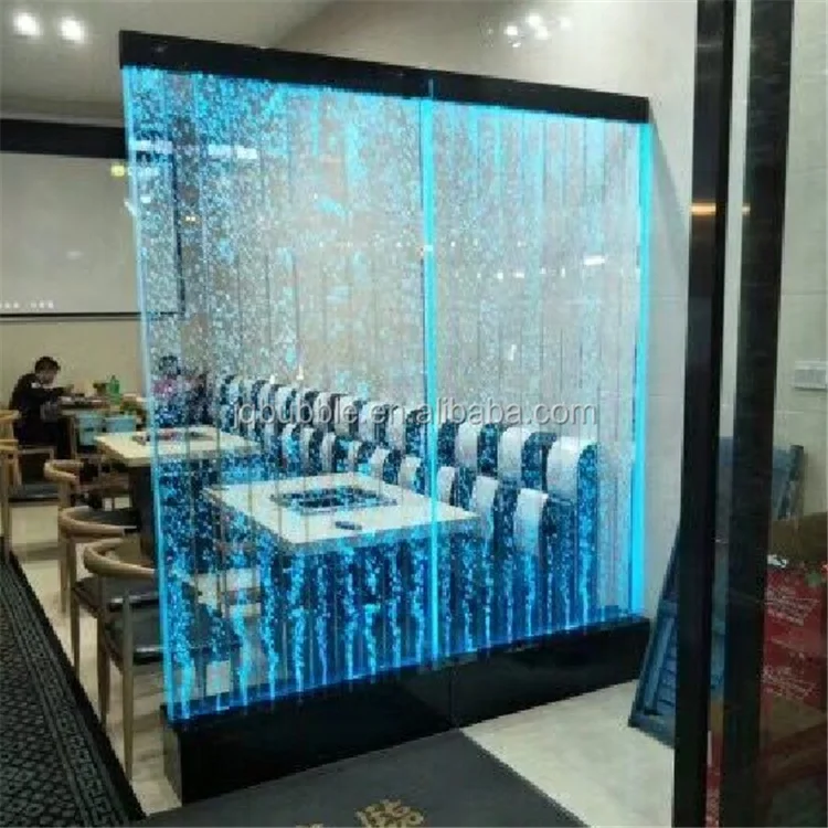 

Customization.Newest Modern Indoor Decorative Aqua Bubble Partition Wall Acrylic LED Light Movable Wall Partition Room Divider