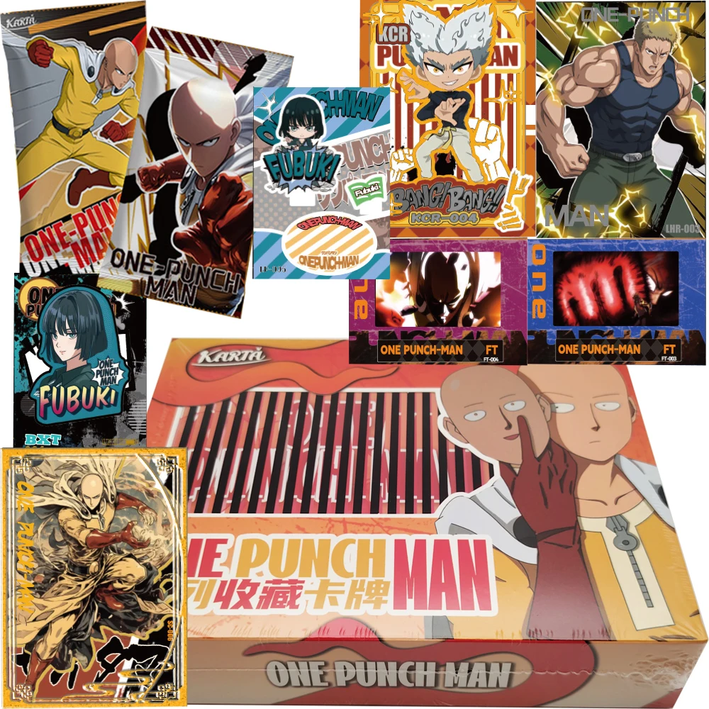 

One Punch Man Hot Blooded Battle Anime Collection Cards Popular IP Character Fun Surprise Cards Decorative Toys Birthday Gifts