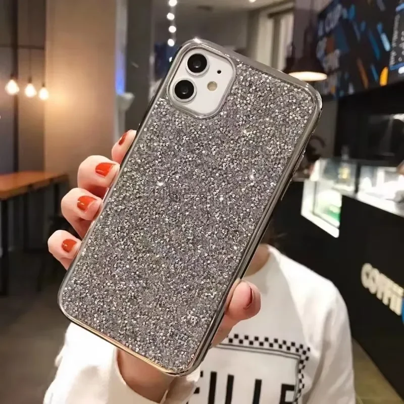 Applicable To Iphone13 Mobile Phone Case Star 14 promax Apple 14 Electroplated Water Diamond Protective Cover Iphone 14 Pro Case