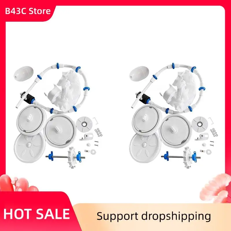 

B43C 2X комплект для восстановления настроек для чистки бассейна для Polaris 180 280 включает колеса, шины, вал, подшипники, сумку, шланг