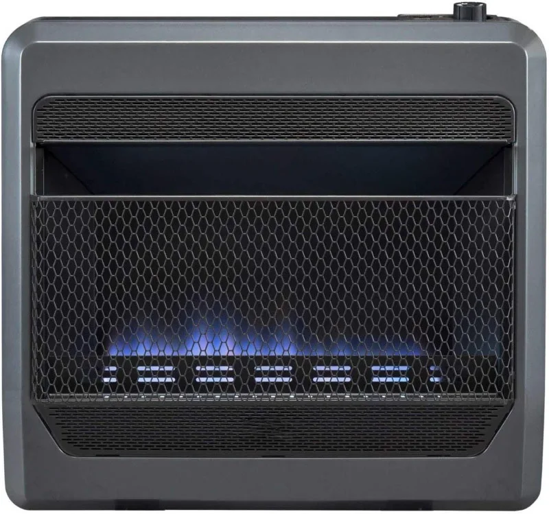 

B30TNB-BB Ventless Natural Gas Blue Flame Space Heater with Thermostat Control 30000 BTU Heats up to 1400 Sq. Ft.Wall Mount