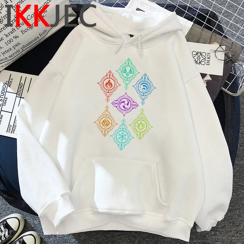 Genshin Impact hoodies women Korea Oversized Ulzzang streetwear female sweatshirts clothing Oversized Korea