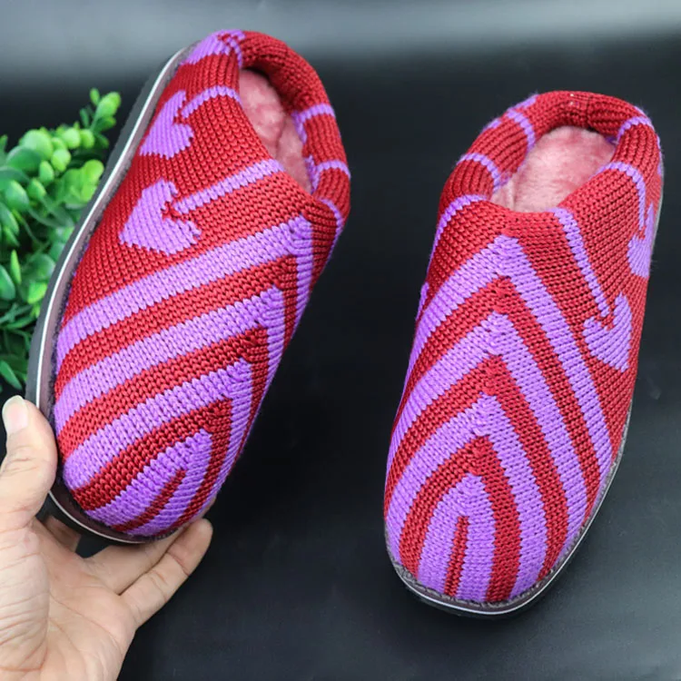 

Тапочки ручной работы на подкладке, противоскользящие хлопковые тапочки, теплые зимние тапочки на меху, удобные домашние тапочки для мужчин и женщин.