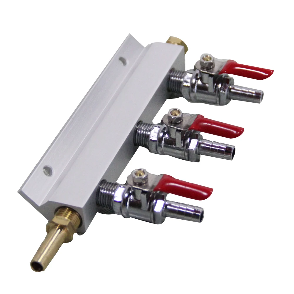 Kegland Gas Line Manifold Splitter 3 ways (5/16inch, 8mm Barb)