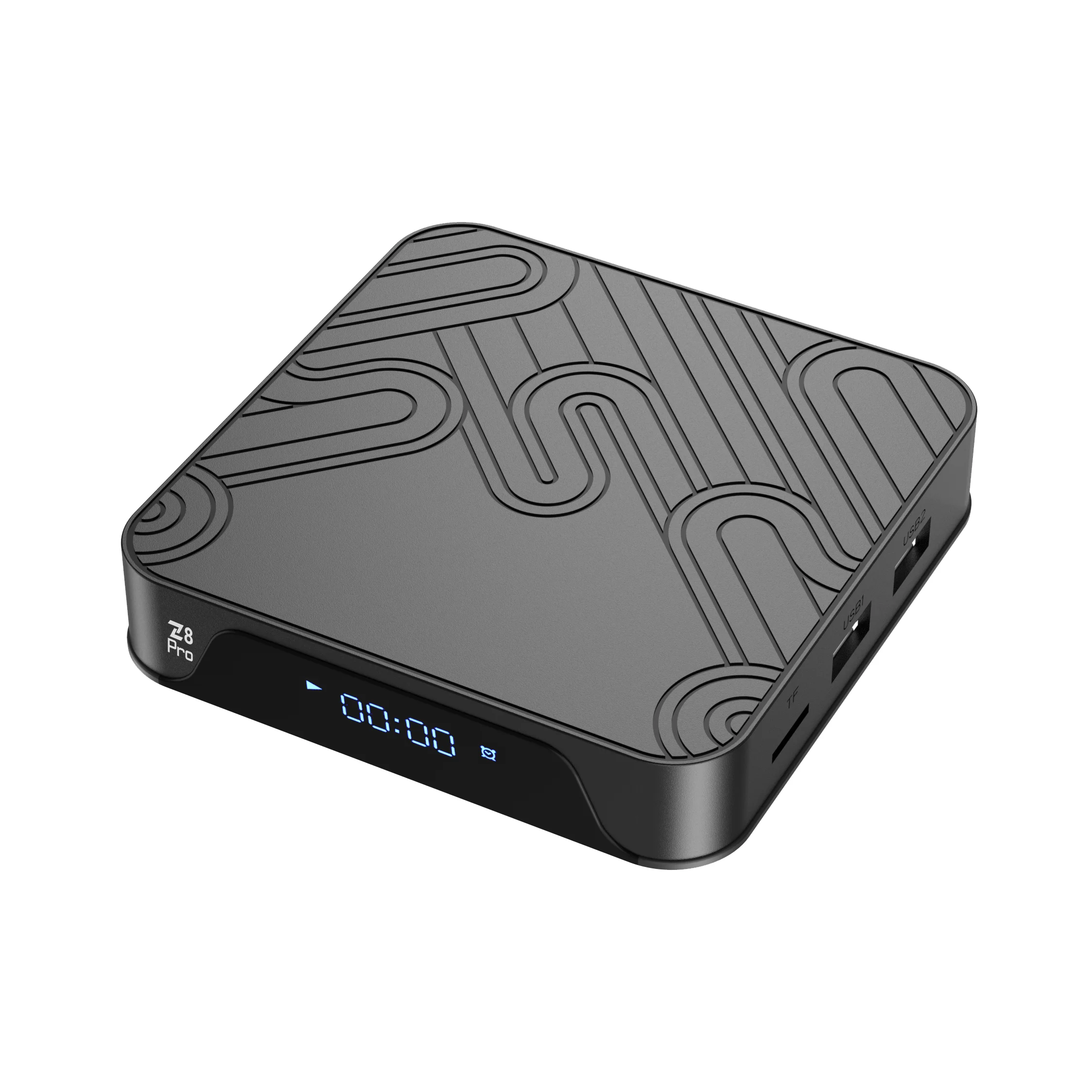 Smart IP Android TV Box, 4 Go, 32 Go, 4K, WiFi, LAN, M3U, DiscreBT 5.0, Noir, Lecteur multimédia Internet