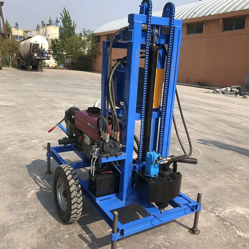 Small Portable Drill Rig Home Use Mobile Water Well Drilling Machine For Sale