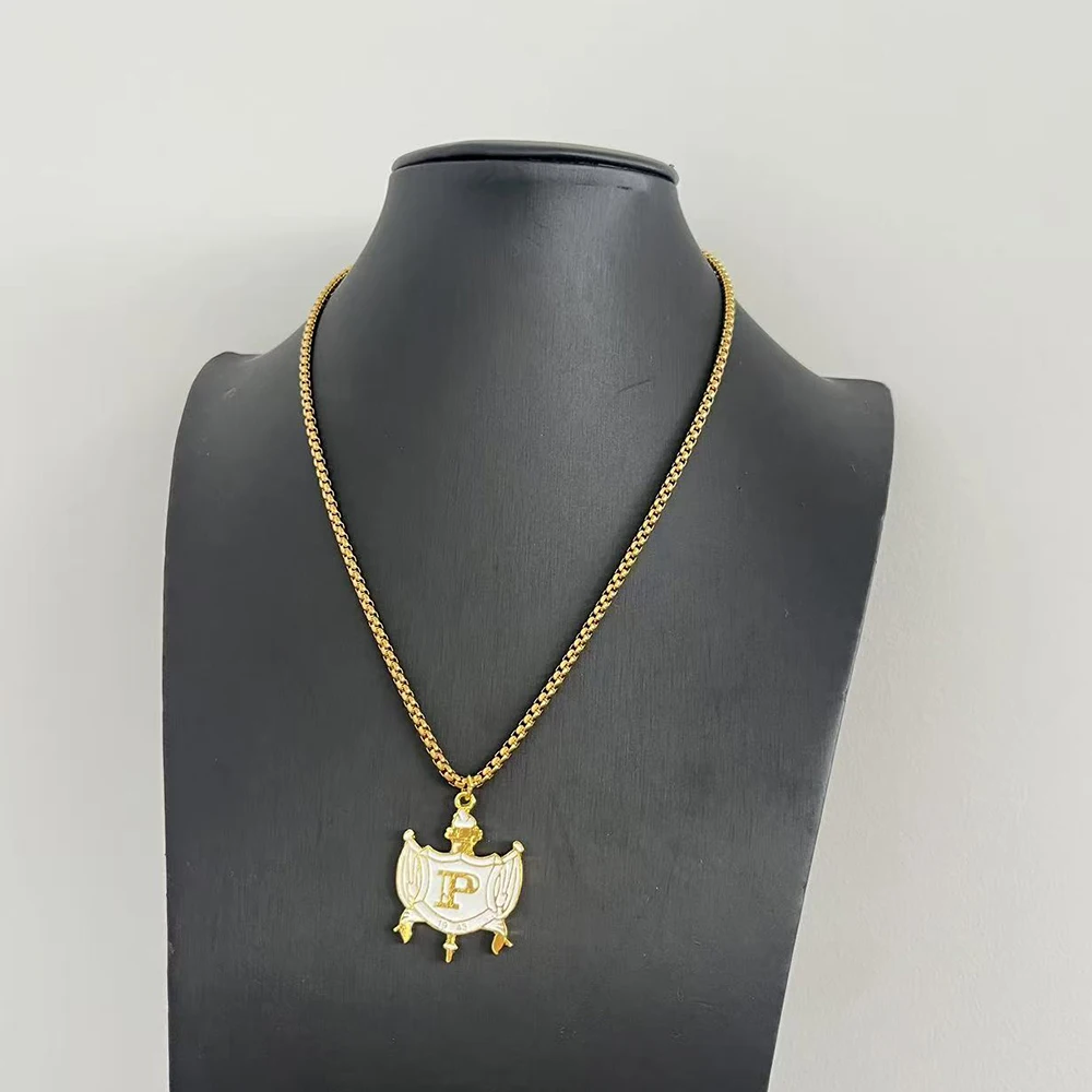 PHILO اليونانية شعار الذهب درع سحر قلادة قلادة