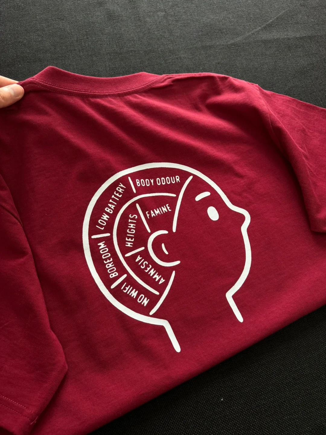 Casual Loose Fit Short Sleeve Fear And Dreams Concert T-Shirt Creative Fun Print Eason Surrounding Unisex Summer Breathable Tee