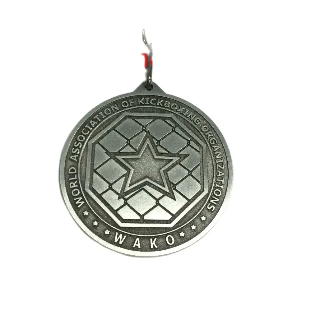 

Customized medal with Stock Ribbon, 57.2mm Diameter, 2-side Design, Available with Stock Ribbon, 800PCs