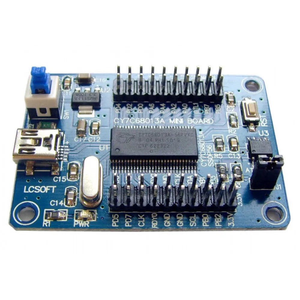 EZ-USB FX2LP CY7C68013A USB Core Board Development Board CY7C68013A-56 Chip EEPROM Firmware