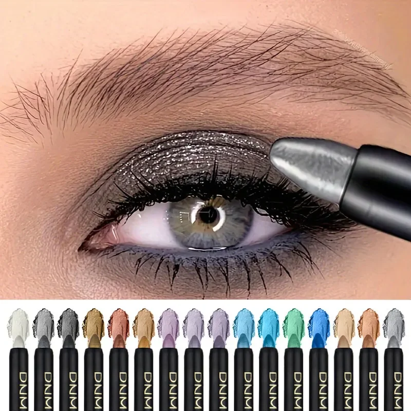 16 Colors Pearlescent Eyeliner, Color Glitter Waterproof Long-Lasting Eye Makeup Non-smudge Eyeliner Pencil Multicolor Options