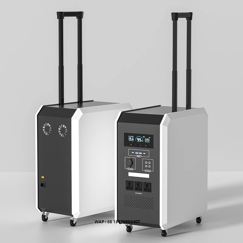 

Hot Selling Movable Solar Energy System With a Pull Rod 2KW Fast Charging Portable Solar Generator