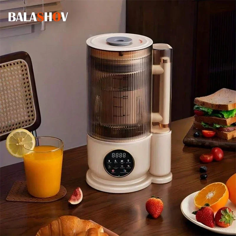 Máquina quebra parede de vidro de alta tecnologia, espremedor, triturador de gelo, liquidificador de alimentos, cozinha, leite de soja e suco, 1500ml