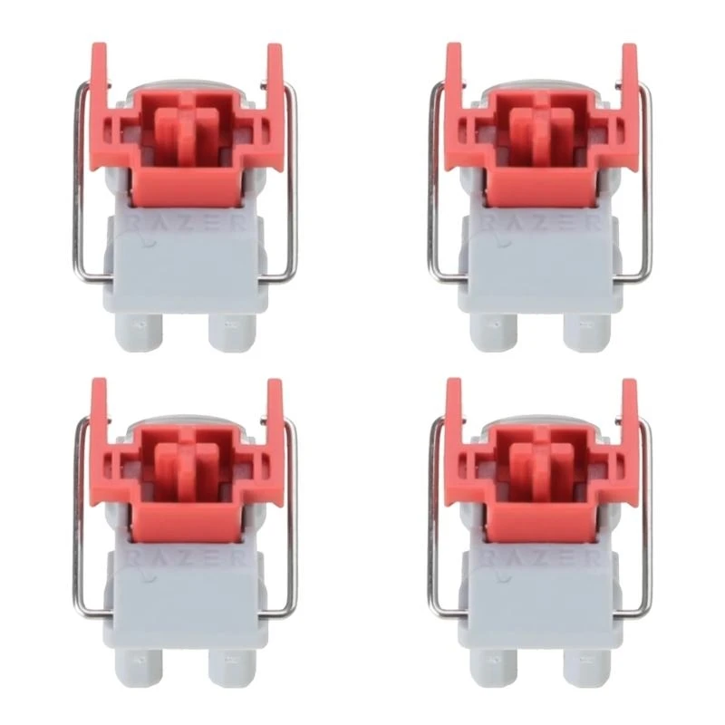 

L4MD 4Pcs Red Optical Switches V2 Hot Swap Slient Liner for Huntsman Gaming Mechanical Keyboard