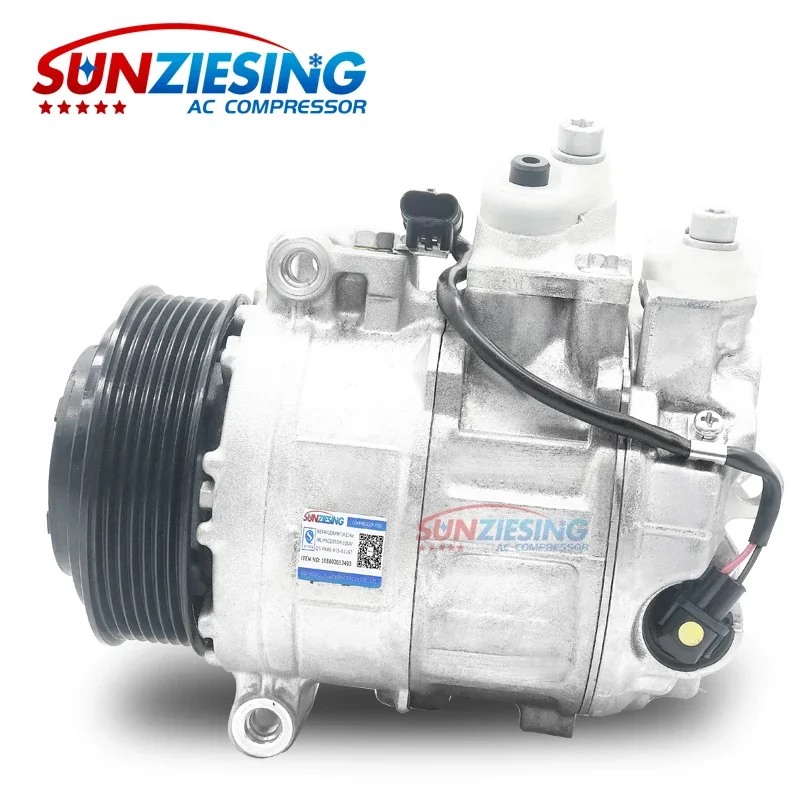 

suitable for Mercedes BENZ GLE 350D 2018 447150-6073 A0008303501 7SES17C 12V 7PK AC COMPRESSOR 12V air conditioner