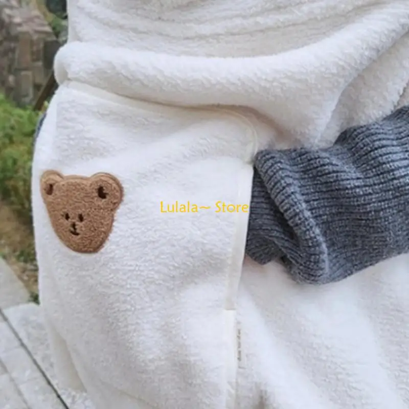 Picture 6: Y4QA Versatile Baby Stroller Windproof Poncho Practical Newborn Pushchair Poncho Gift