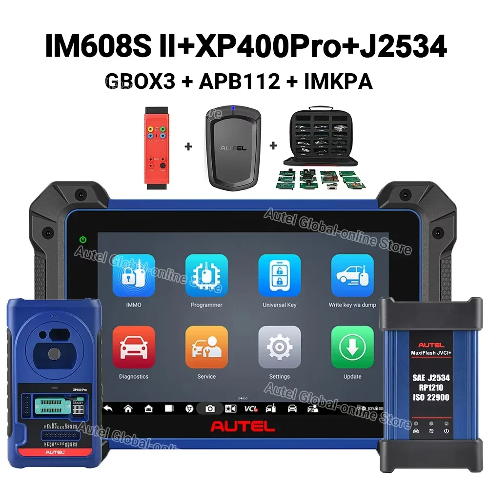 Autel MaxiIM IM608 XP400Pro IMMO sleutelprogrammeur programmeertool ECU codering IM608S II OBD2 scanner auto diagnose tool IMMO sleutel PK IM508 IM508S IM608