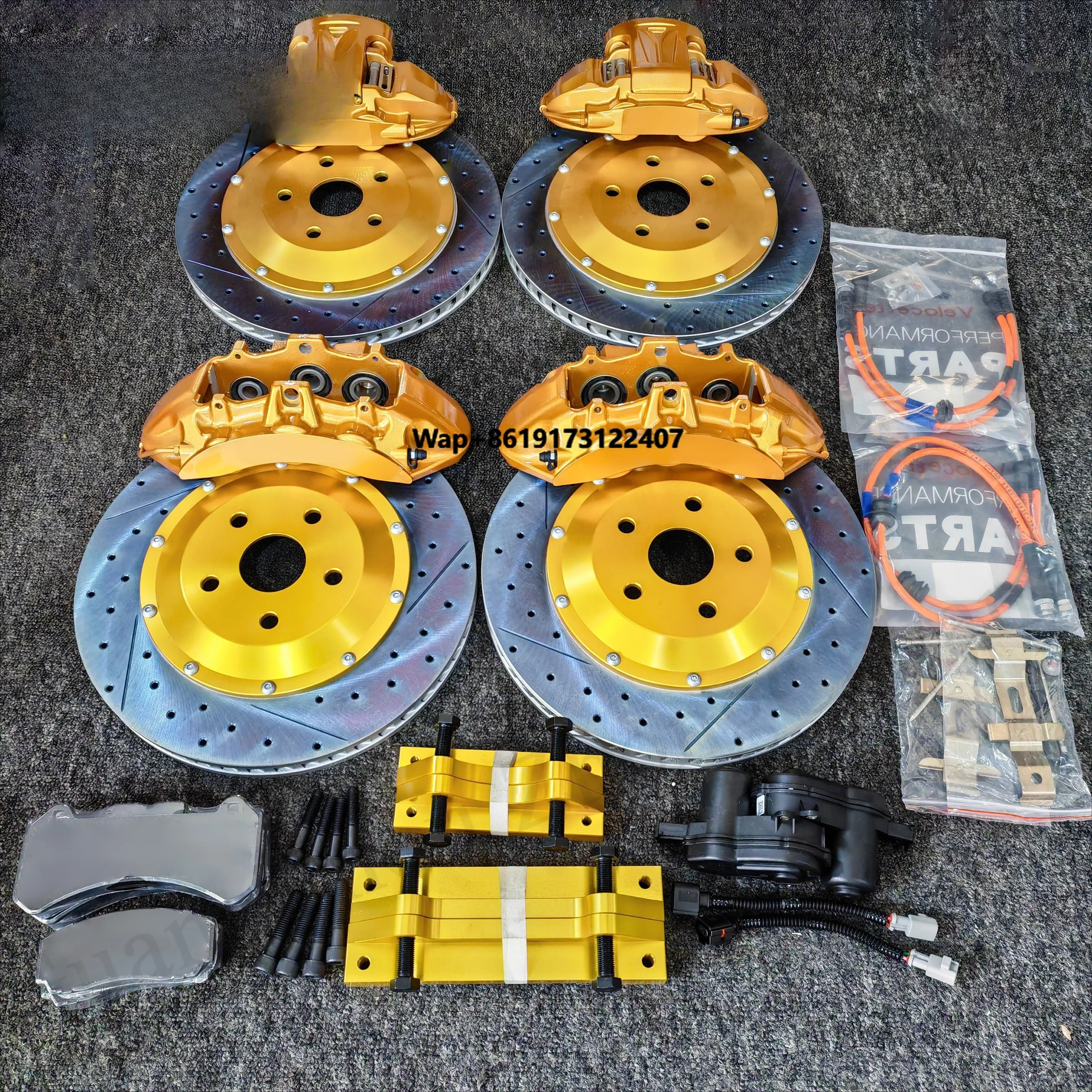 Customised Racing Car Brake Caliper Kit  for  A7   A1 A2 A4 A5 A6 A8