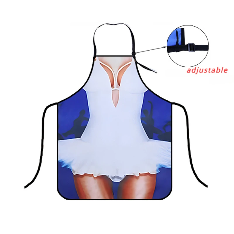 

Креативные забавные сексуальные водонепроницаемые фартуки для выпечки для мужчин и женщин, аксессуар для барбекю, для отелей, друзей, любимых, декоративный фартук