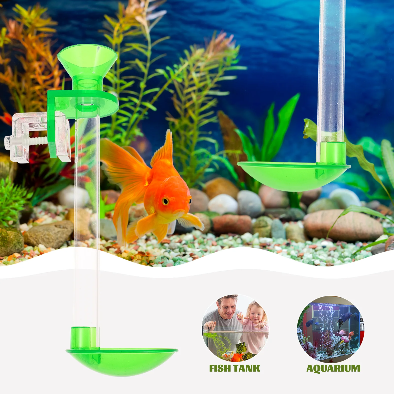 

Multi-Function Aquarium Feeder Transparent Fish Feeder Convenient Shrimp Feeding Tube for Tropical Fish