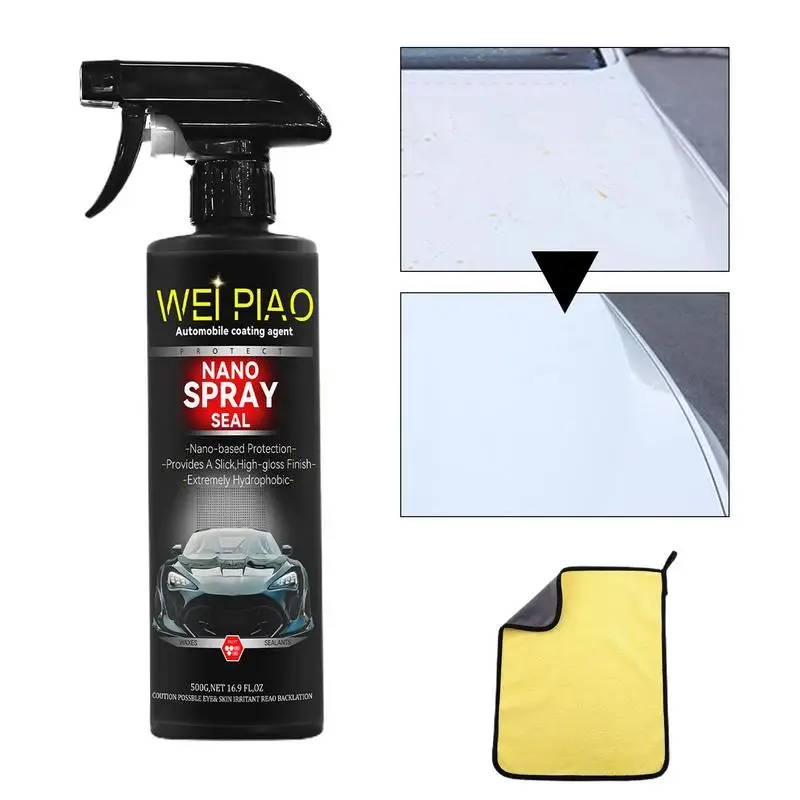 

Car Ceramic Coating Spray High Gloss Shine Waterproof Protective Heat Long Lasting For Automotive Scooter Bike Auto Accessories