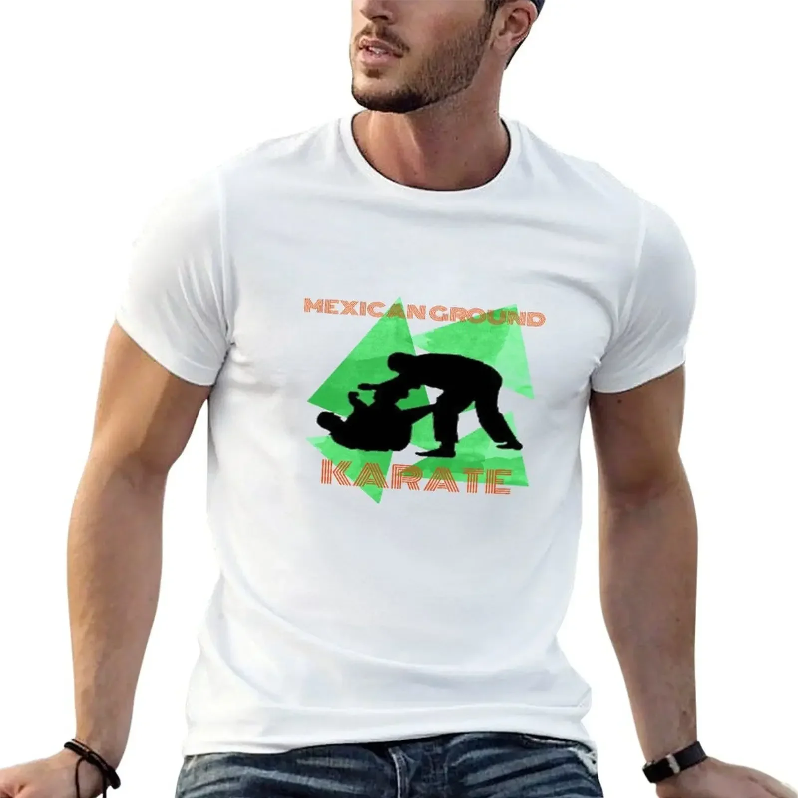 

Brazilian Jiu Jitsu | Mexican Ground Karate - BJJ T-Shirt anime man t shirt sweat shirts, men