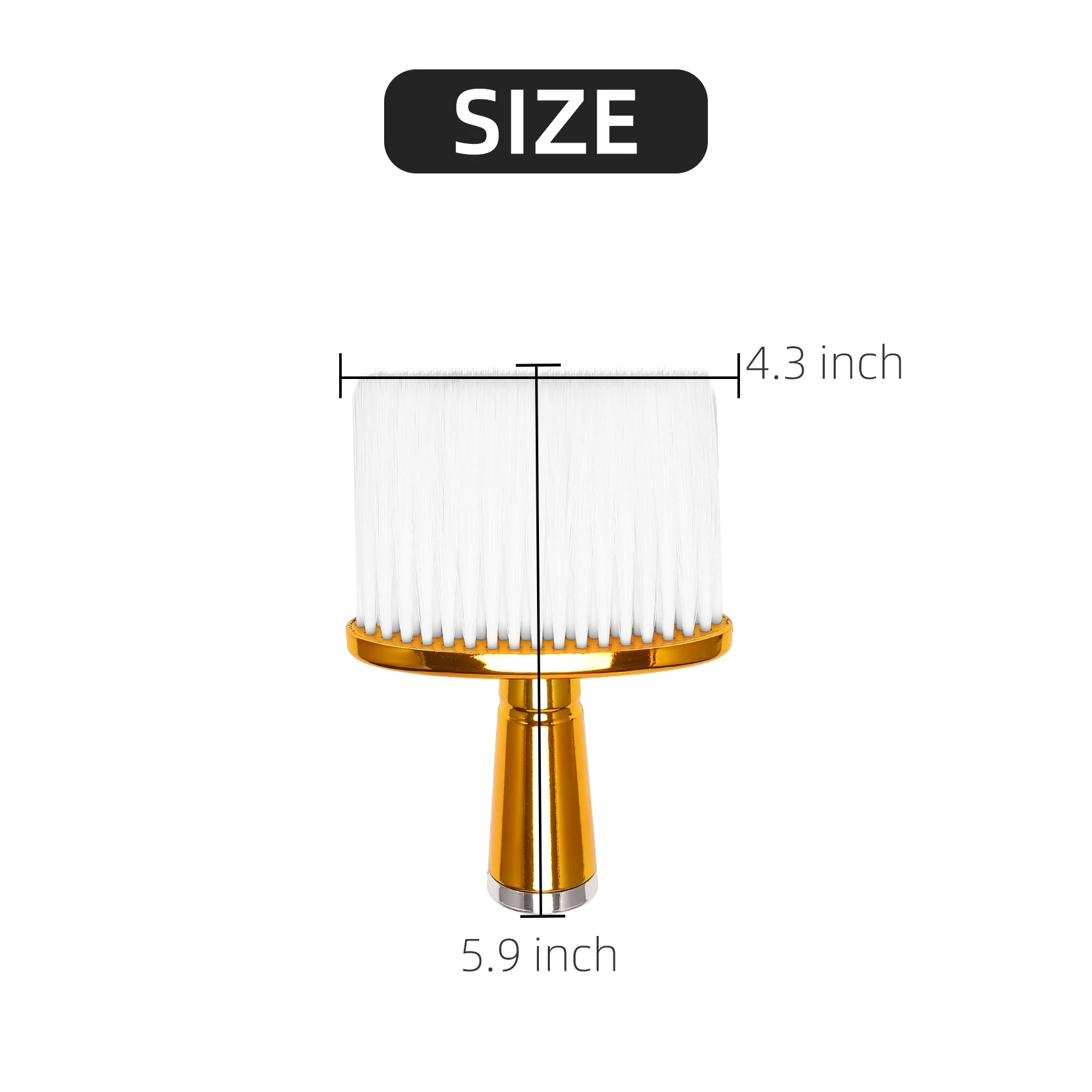 A32HOT-Soft Hair Brush Neck Face Duster Hairdressing Hair Cutting Cleaning Brush For Barber Salon Hairdressing Tools