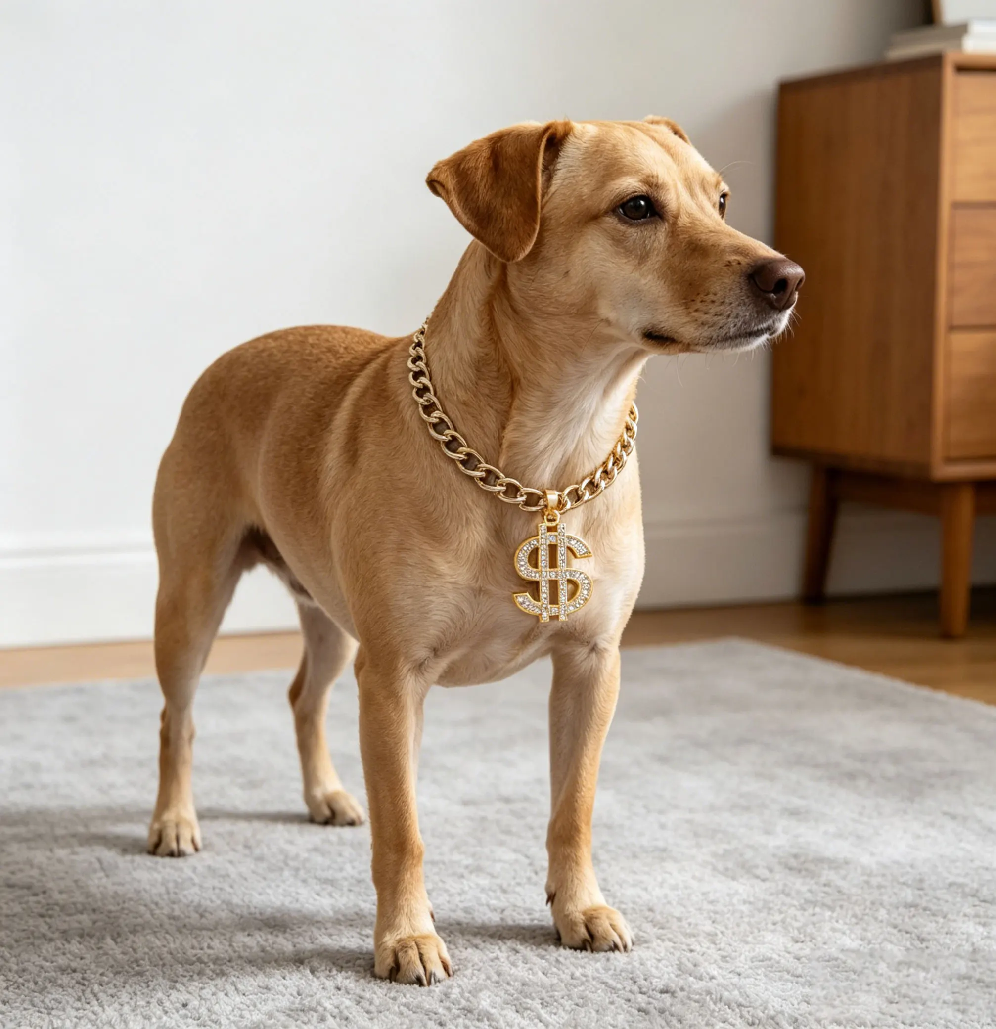 Gold Dog Chain Small Chain Collar Gold Dog Chain Collar Cuban Link