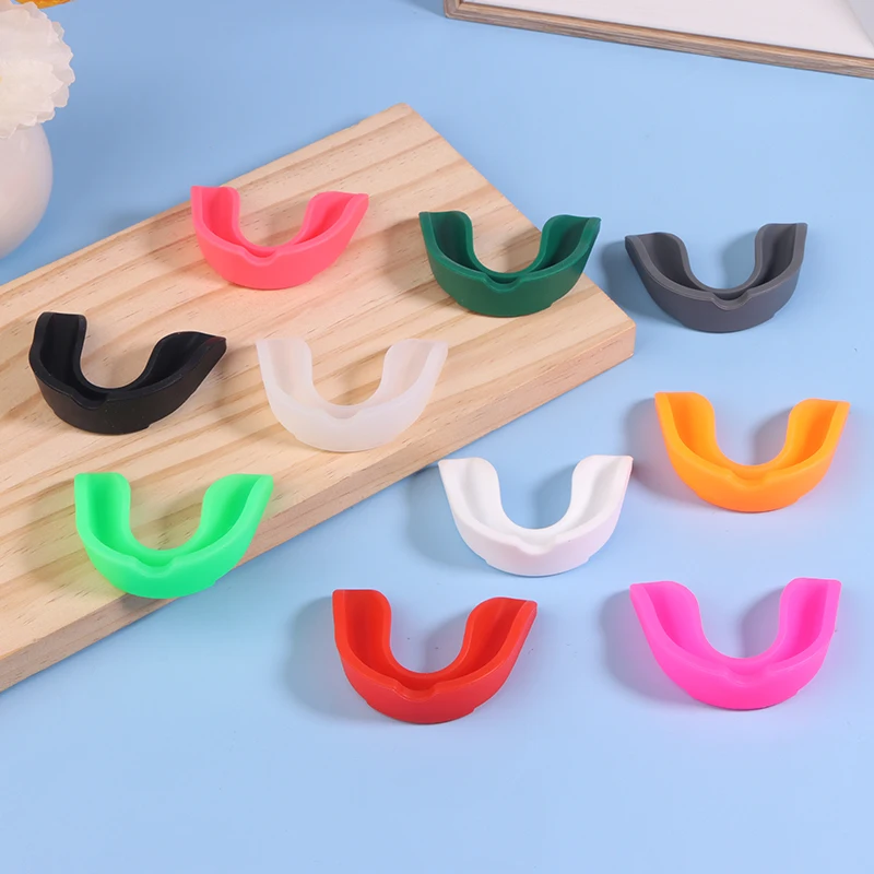 Silicone Tooth Protector Night Sleep Mouth Guard Tray For Rugby Karate Bruxism Boxing Protection Sanda Training Dental Guards