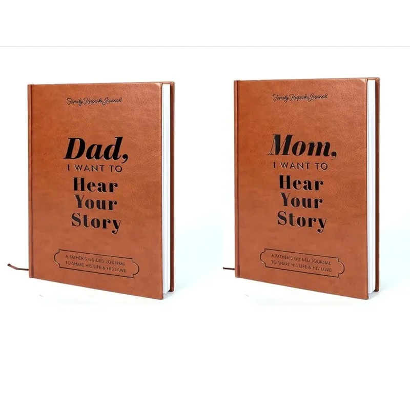 Mom，Dad I Want To Hear Your Story Jourl: Christmas Gts For Moms，Father’s Guided Journal To Share His Life & His Love Birthday
