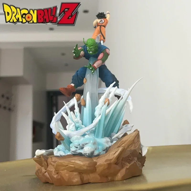 Aniem-figura de acción de Dragon Ball Z, Piccolo Vs Son Goku, figura de onda penetrante en la tierra, estatua de Pvc, modelo de muñecas, juguetes para niños