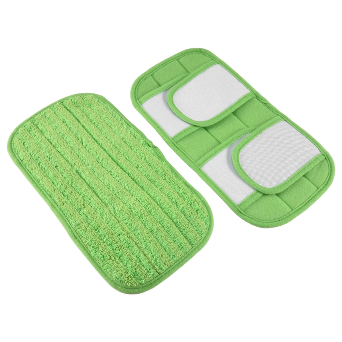 

JLMC 2PCS Wet/Dry Flat Mop Cloth Microfiber Floor Mop Replacement for Swiffer Sweeper Machine Washable Easy to Replace